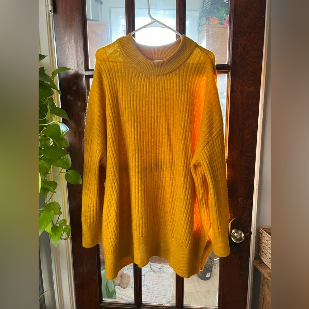 Yellow sweater